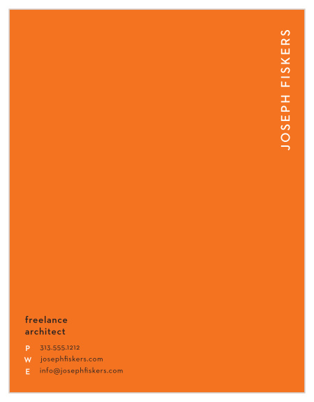 Make a statement with the bold design of Minimalist Alignment Business Stationery.