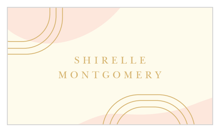 Abstract Shapes Business Cards