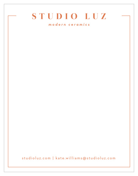 Our Modern Maker Business Stationery adds a unique touch to your handwritten messages to clients and coworkers.