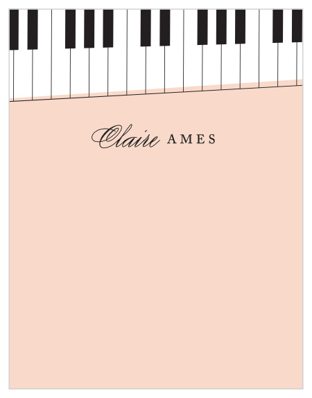 Show off your musical expertise with our lovely Piano Keyboard Business Stationery!