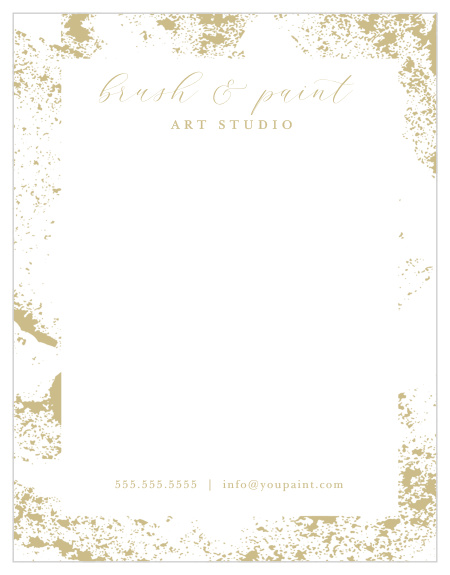 Create a dazzling first impression with our Sponge Paint Business Stationery.