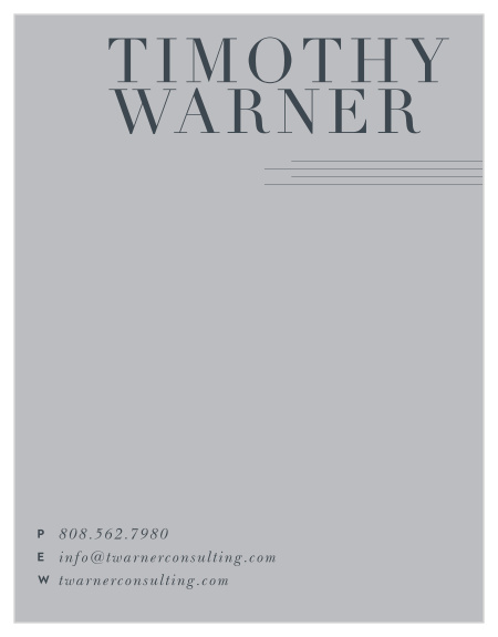 Sleek & Clean Business Stationery are exactly that, simple, crisp and perfect for anyone!