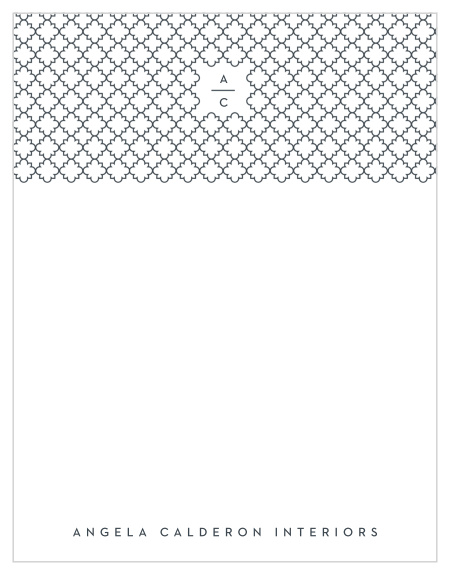Just like a lattice is made up of shapes that are connected together to protect or support, our Lattice Pattern Clear Business Stationery will be there for all of your notetaking needs!