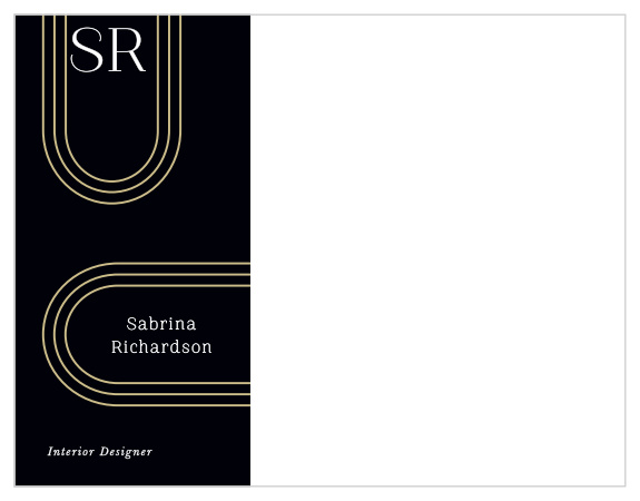 Let your paper represent you as a confident professional with our Retro Rings Business Stationery!