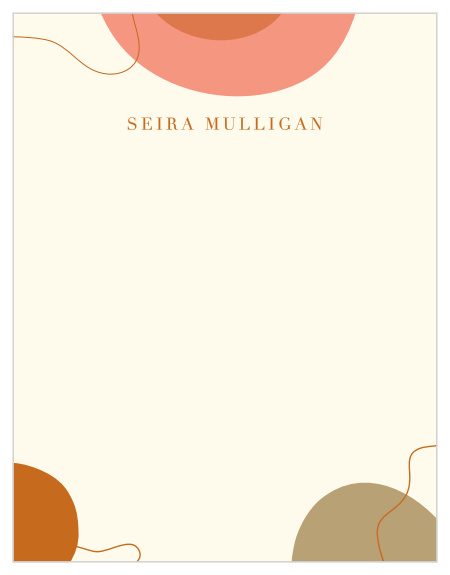 Our Sierra Art Business Stationery adds a personal touch to your handwritten notes to coworkers and clients.