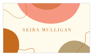 Make a name for your company and stand out amongst the competitors with our Sierra Art Business Cards.