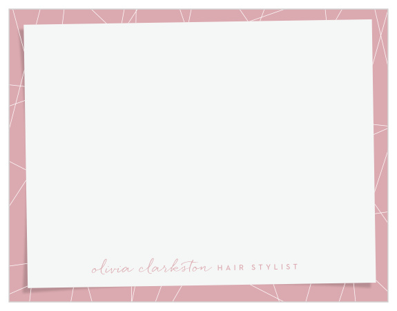 Create a dazzling first impression with our Stylist Portrait Business Stationery.