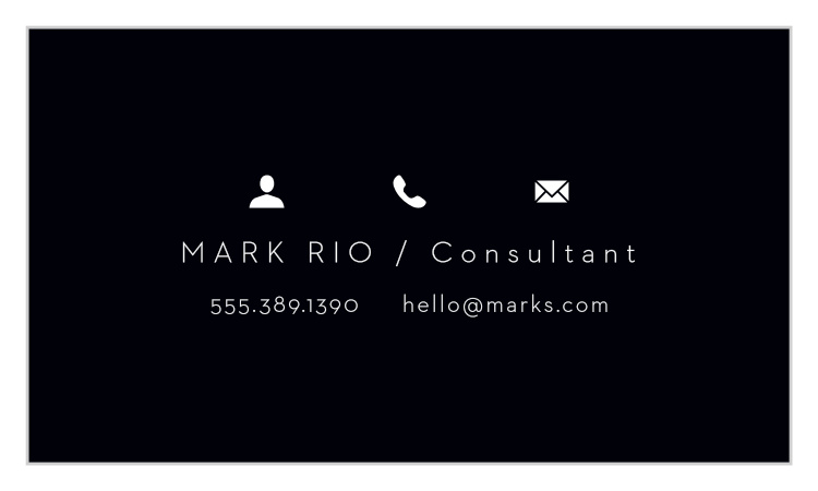 Essential Icons Business Cards