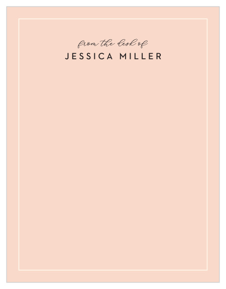 The chic look of our Personal Shopper Business Stationery adds a personal touch to your handwritten messages to clients. 