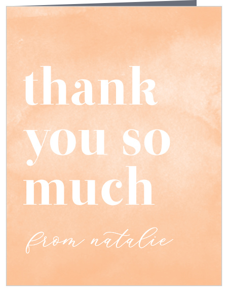 Our Bold Type Thank You Cards are the perfect way to show your appreciation for your friends and family!