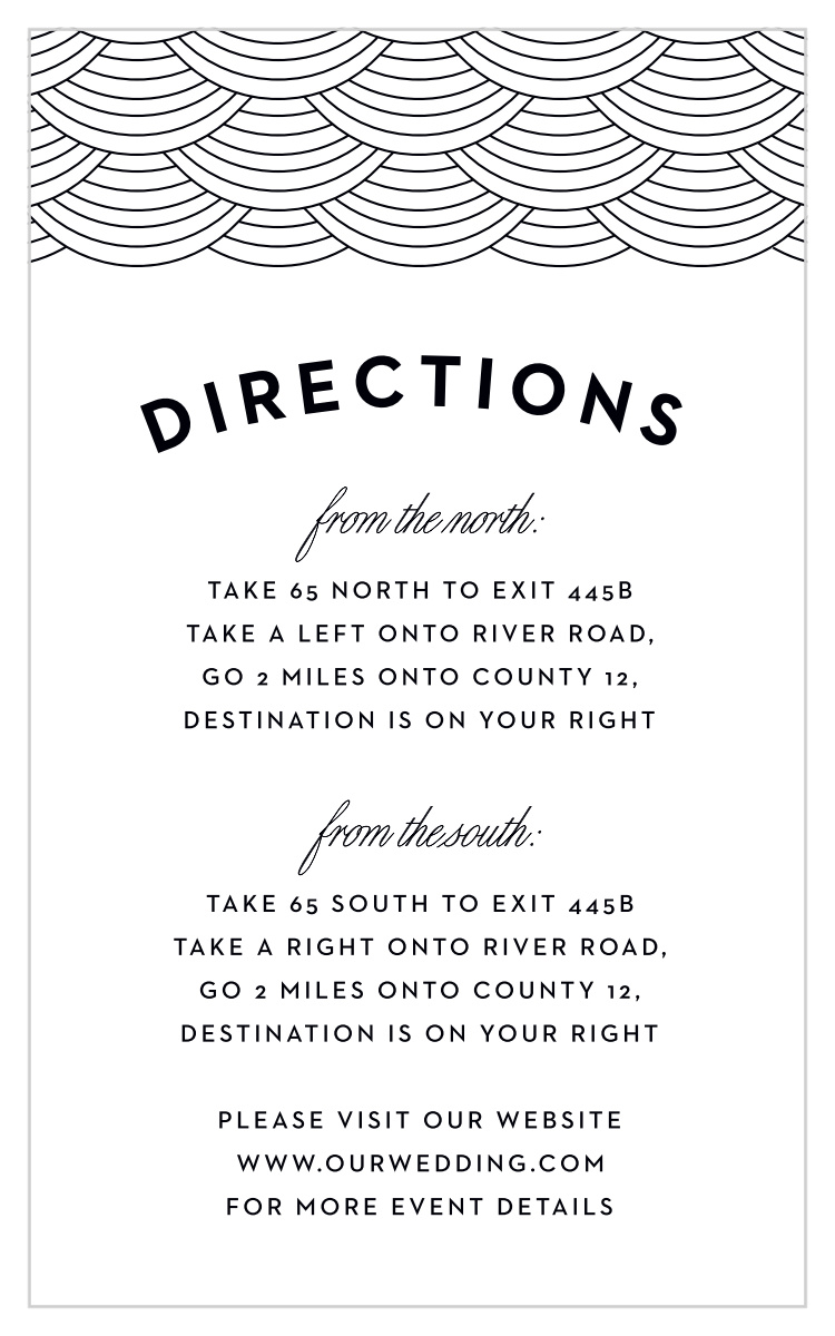 El Paso Skyline Direction Cards