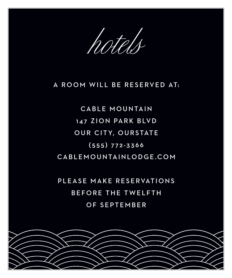 Dallas Skyline Accommodation Cards
