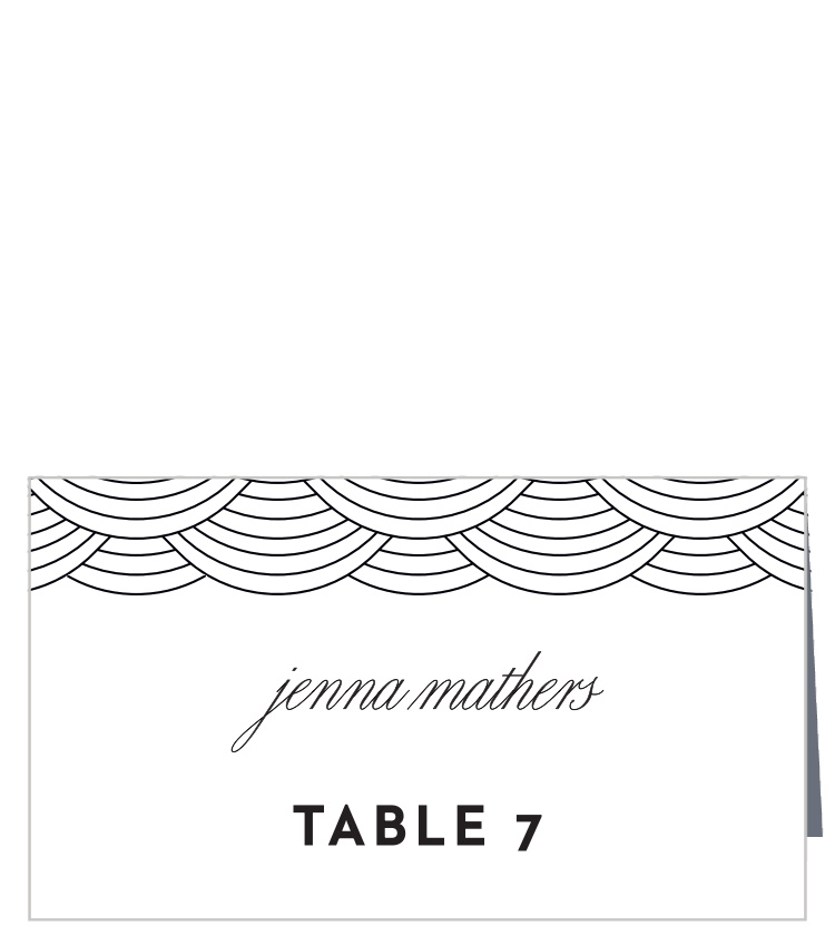 Dallas Skyline Place Cards