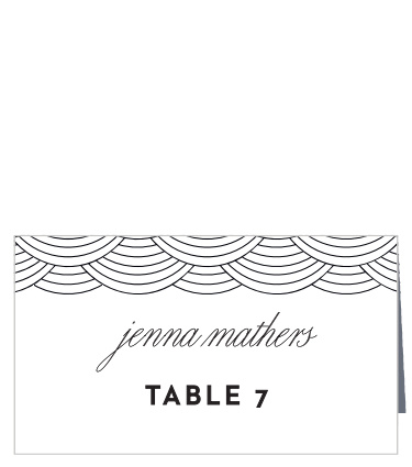 Our Nashville Skyline Place Cards ensure your cherished friends and family will find their table with ease.