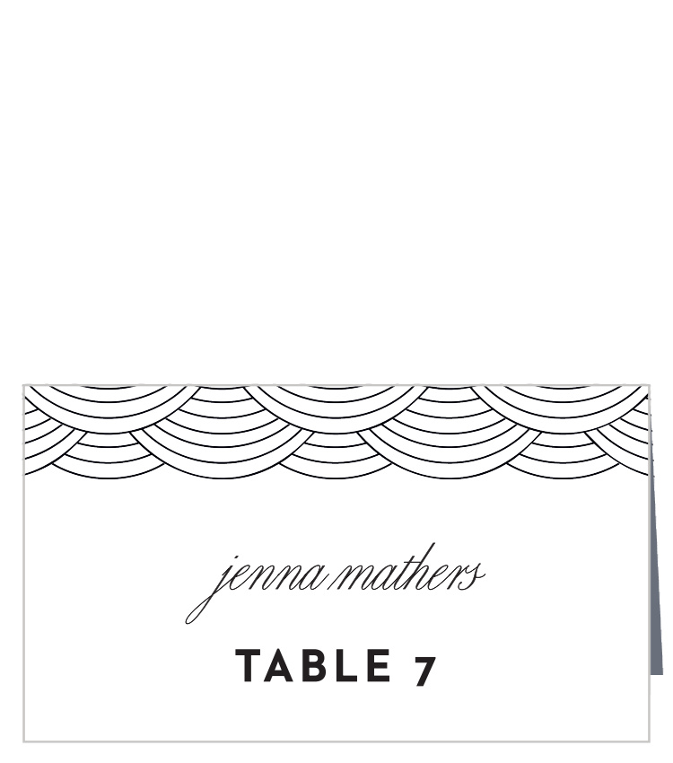 Charlotte Skyline Place Cards