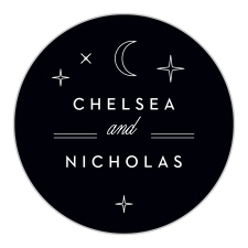 Seal envelopes and decorate stationaries with the minimalist styling of our Louisville Skyline Wedding Stickers.