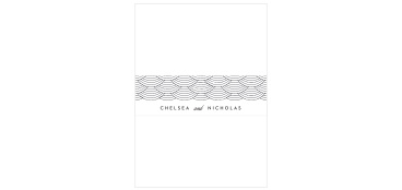Our Fort Worth Skyline Wedding Belly Bands ensure your invitation and enclosure cards stay organized on their way to your close friends and family.
