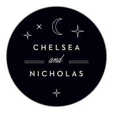 Seal envelopes and decorate stationaries with the minimalist styling of our Columbus Skyline Wedding Stickers.