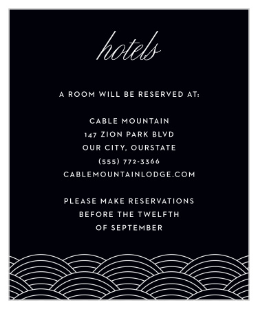 Our Indianapolis Skyline Accommodation Cards are the perfect way to share your favorite hotels with your out of town guests!