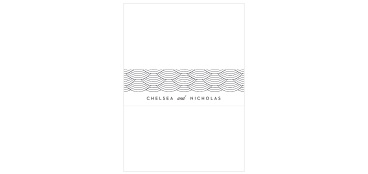 Our Indianapolis Skyline Wedding Belly Bands are the perfect finishing touch for all of your wedding stationery!