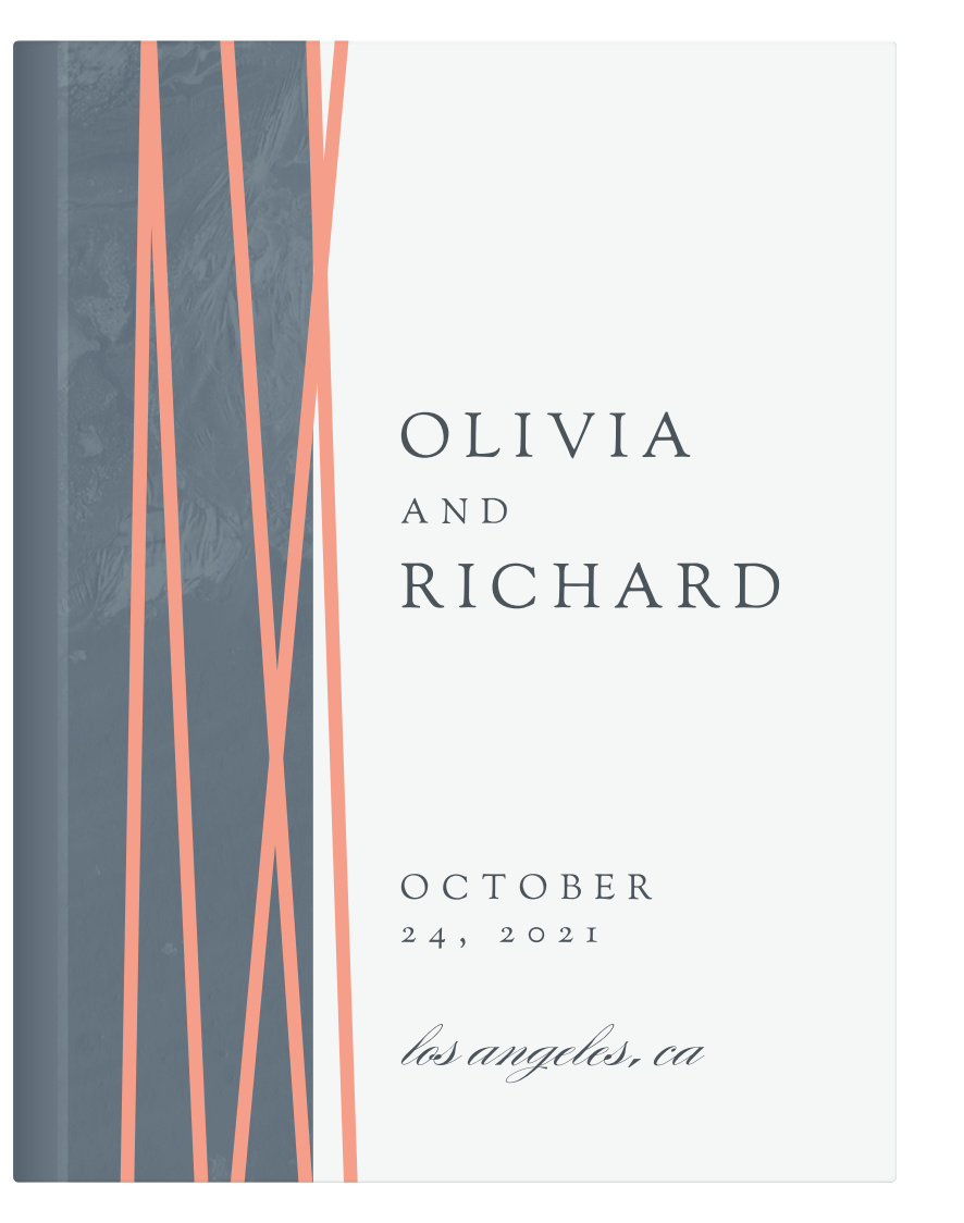 Our Formal Lines Guest Book is the perfect way to remember who came to celebrate your special day with you!