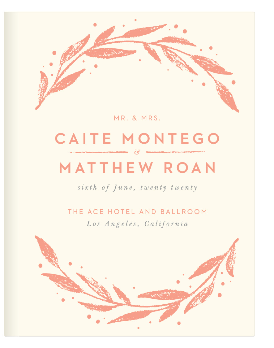 Celebrate your wedding in style with our Rustic Branches Guest Book.