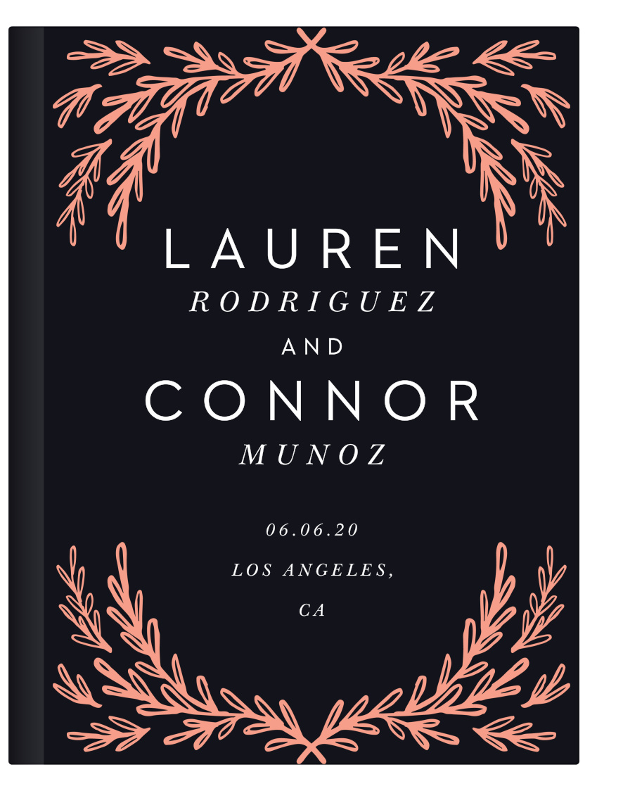 Our Gilded Frame Guest Book is the perfect way to remember who came to celebrate your special day with you!