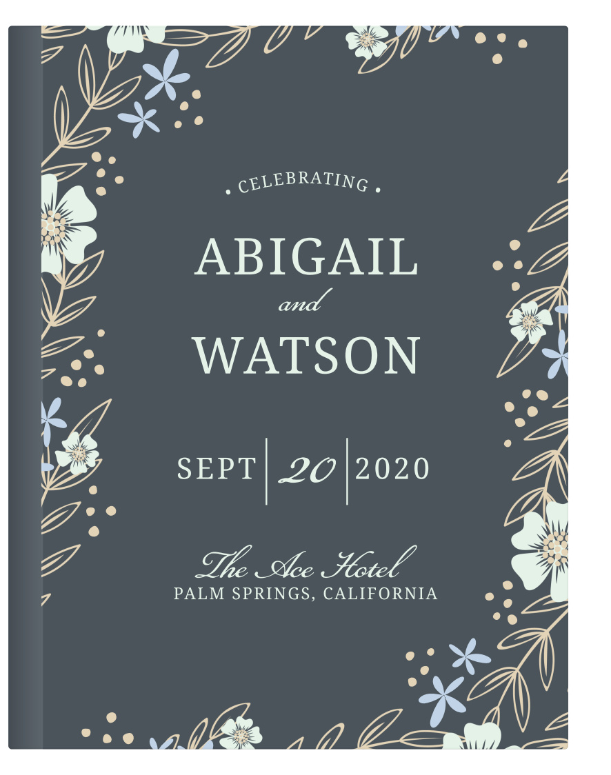 Our Radiant Garden Guest Book is the perfect way to remember who came to celebrate your special day with you!