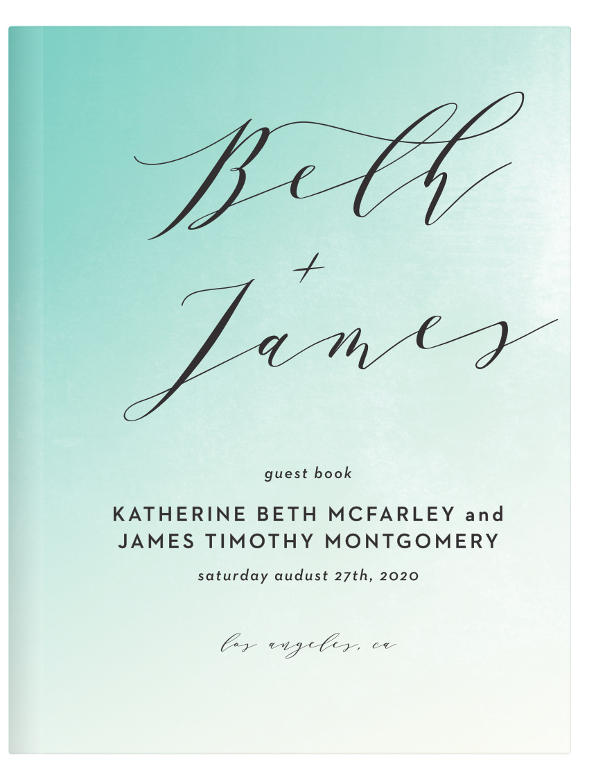 Our Ocean Spray Guest Book is the perfect way to remember who came to celebrate your special day with you!