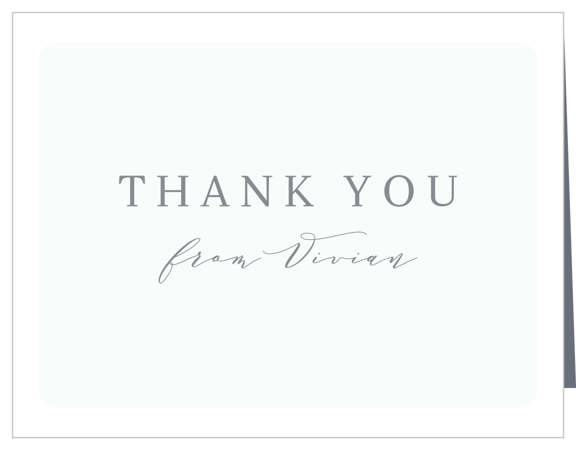 Retro Photo Milestone Birthday Thank You Cards by Basic Invite