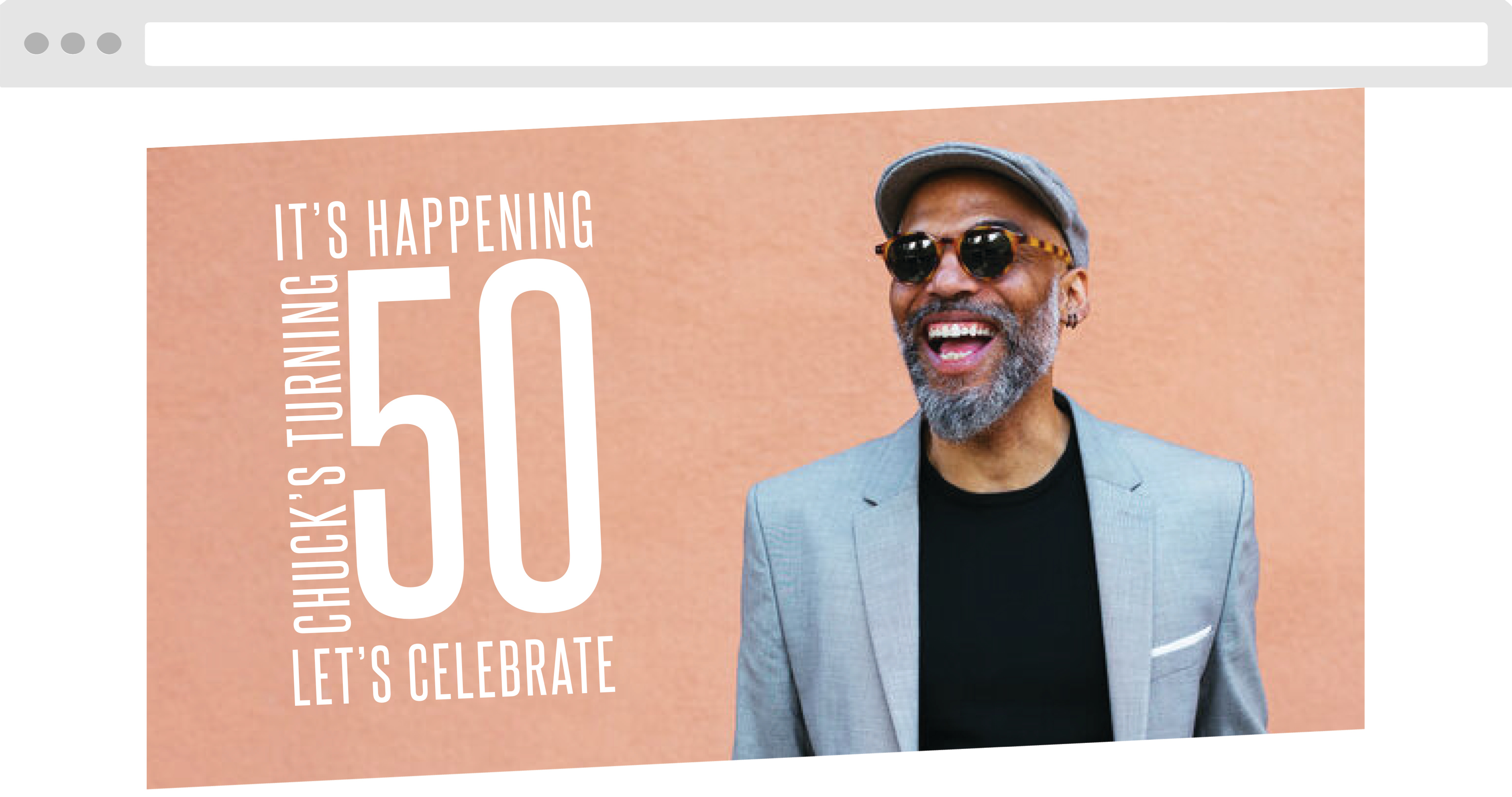 Jazz Fifty Milestone Birthday Website