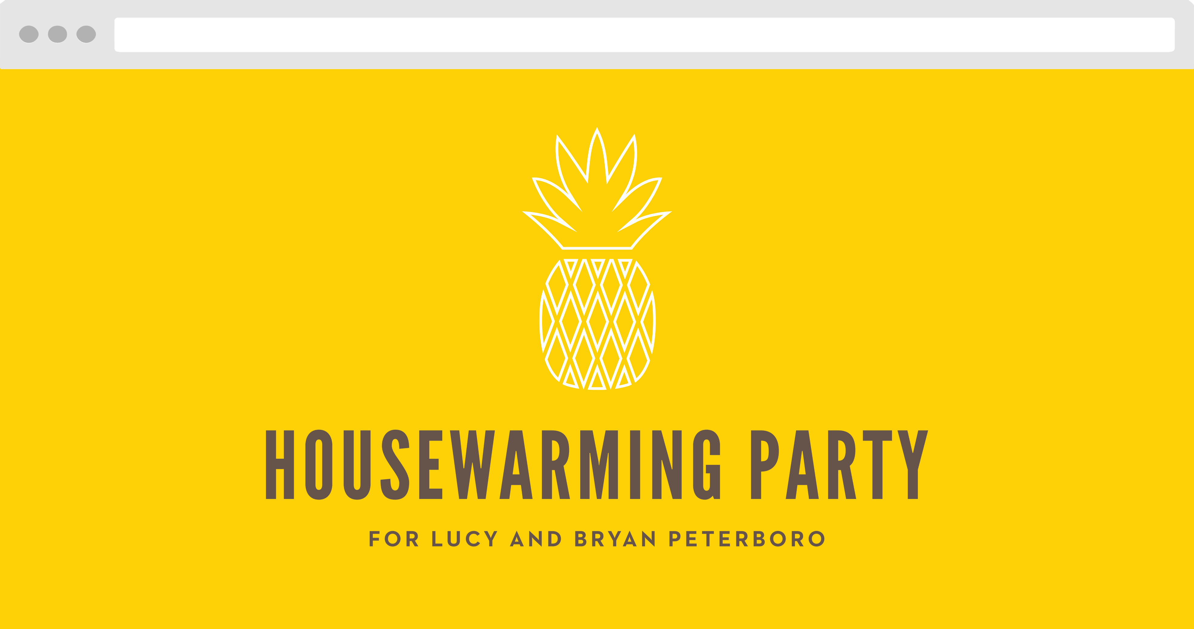 Fresh Pineapple Housewarming Website