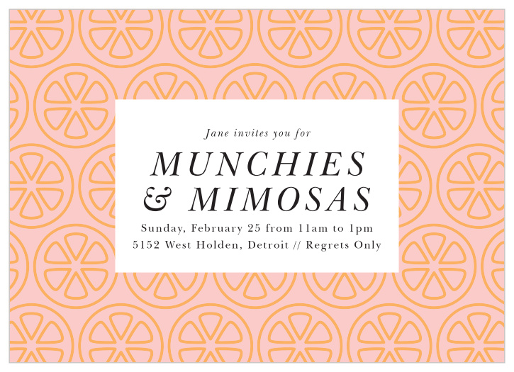 Get ready for refreshment and enjoyment with our Orange Slices General Party Invitations.