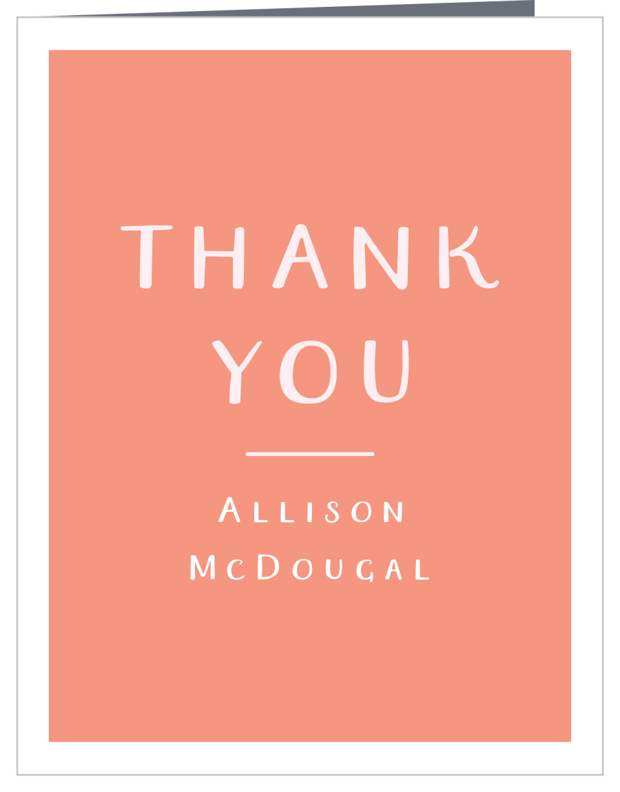 Lettered Brunch Adult Birthday Thank You Cards