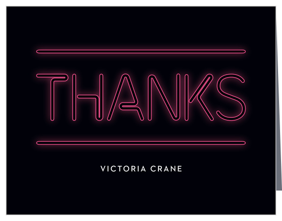 Thank your friends for joining attending your celebrations with our Vegas Baby Adult Birthday Thank You Cards!