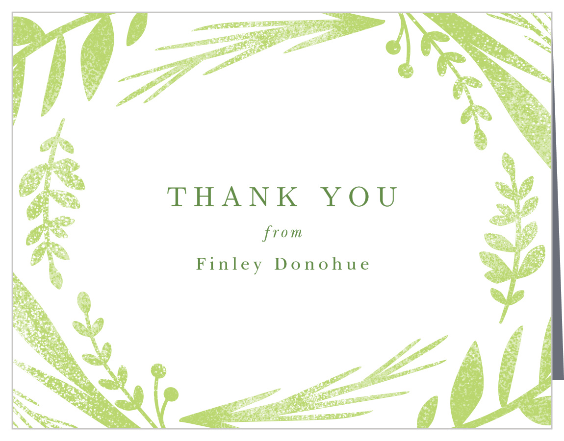Sweet Leaf Retirement Thank You Cards
