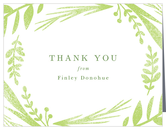 Send a charming token of appreciation with our Sweet Leaf Retirement Thank You Cards.