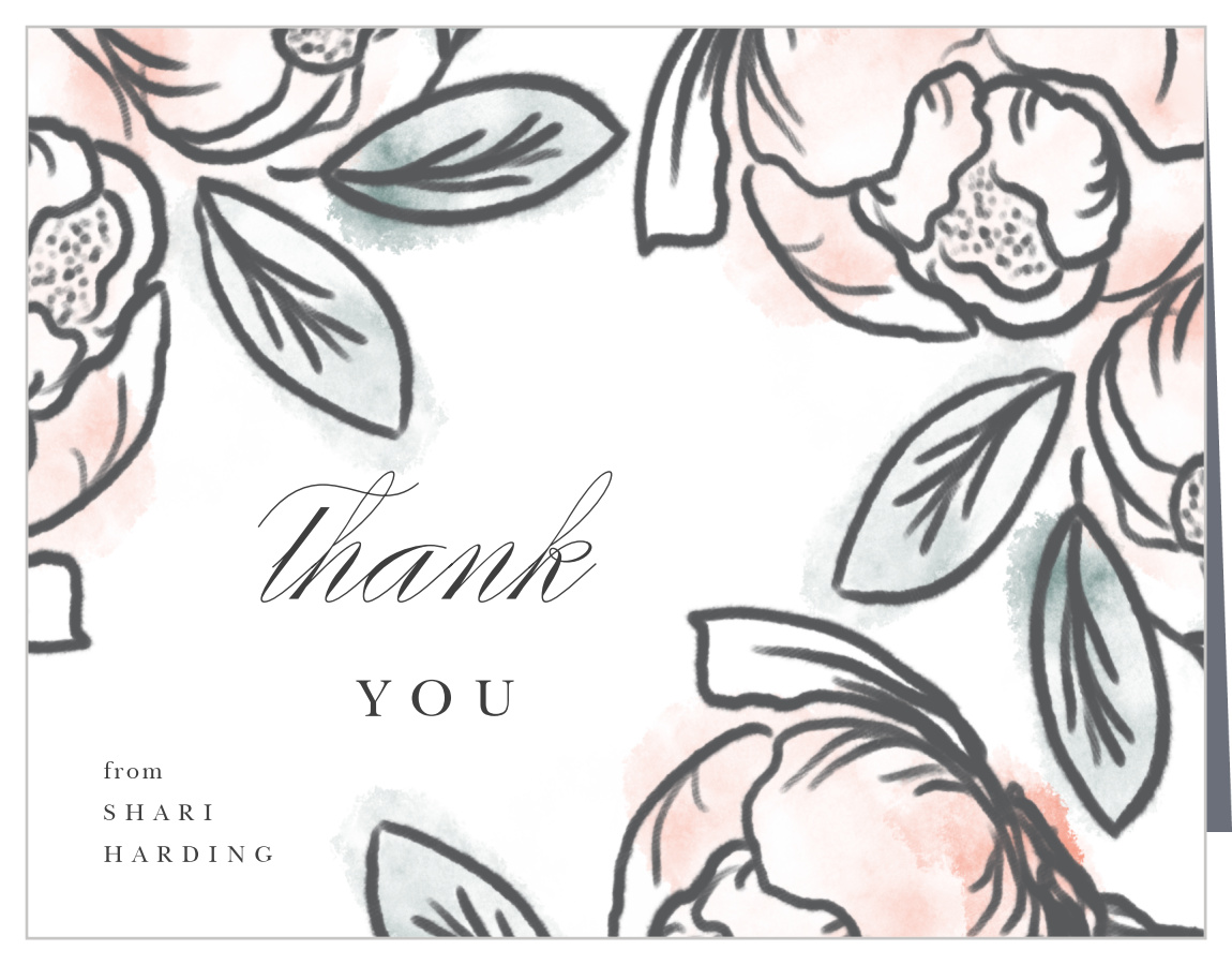Beautiful Brunch Thank You Cards