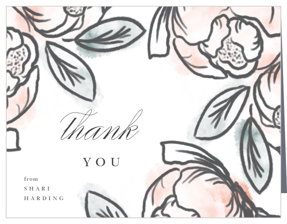 Our Beautiful Brunch Thank You Cards are perfect for letting your guests know how much you appreciate them!