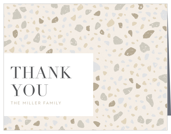 Our Mod Terrazzo Housewarming Thank You Cards are perfect for letting your guests know how much you appreciate them!