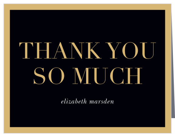 Show your close friends and family how much you appreciated their presence on your special day with our Golden Candles Milestone Birthday Thank You Cards.