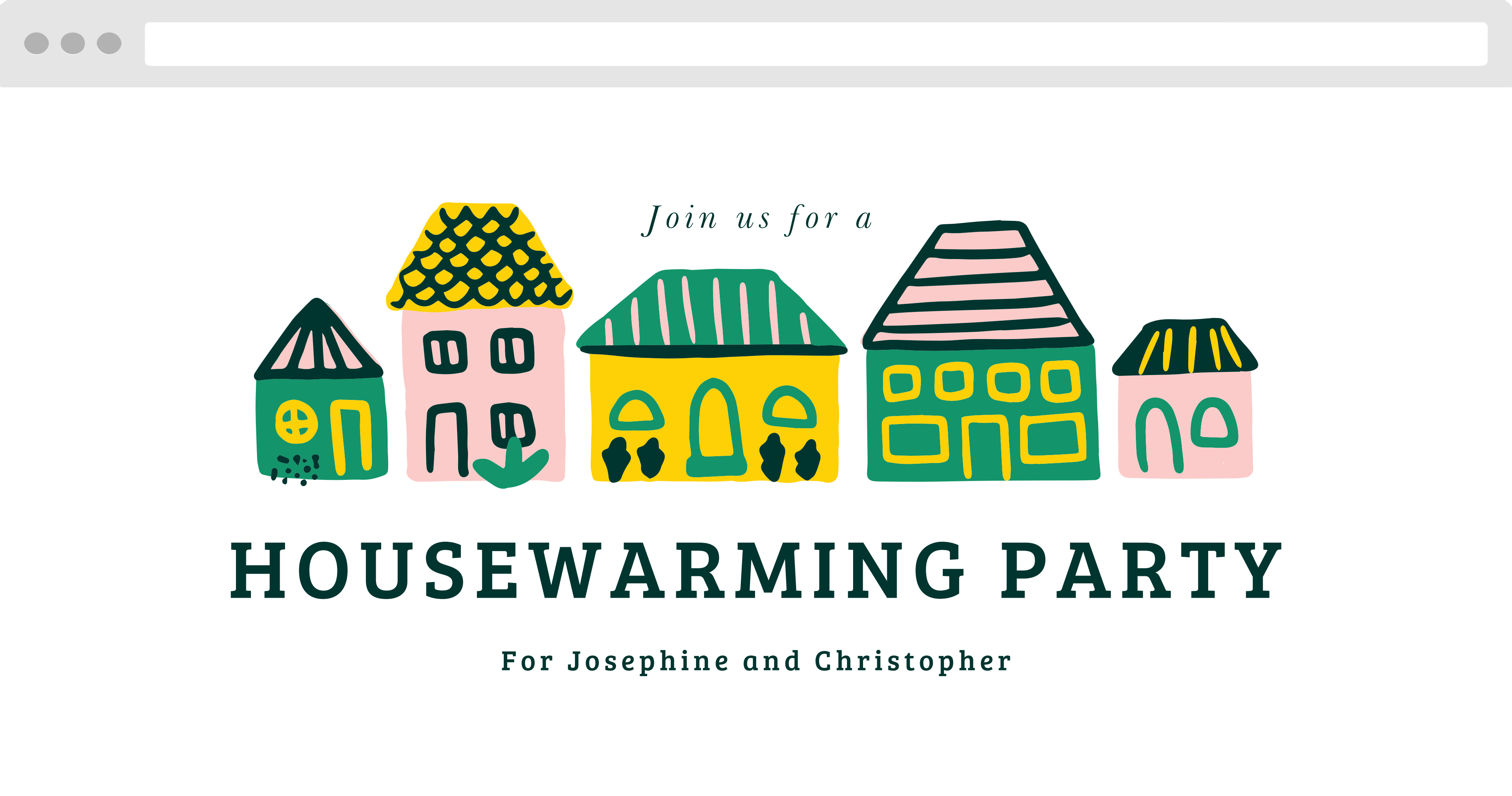 Little Houses Housewarming Website