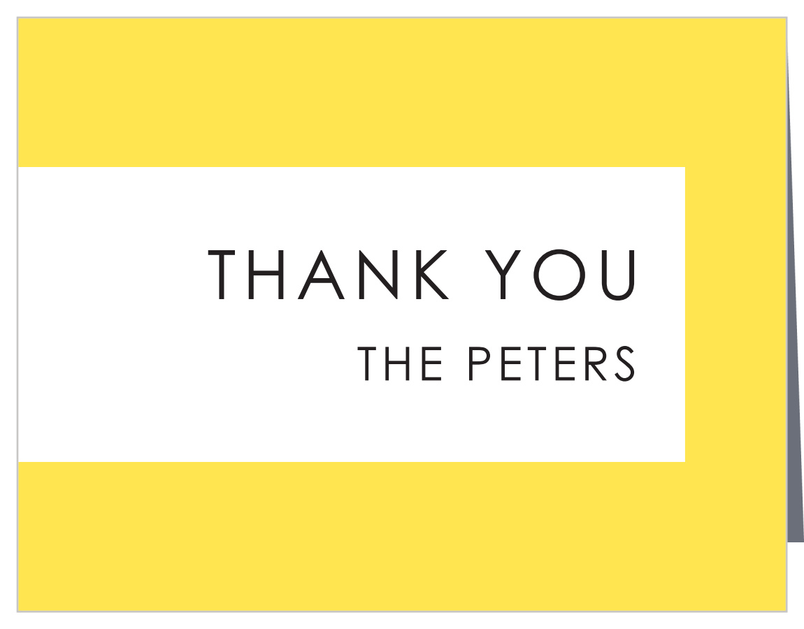 Right Aligned Thank You Cards