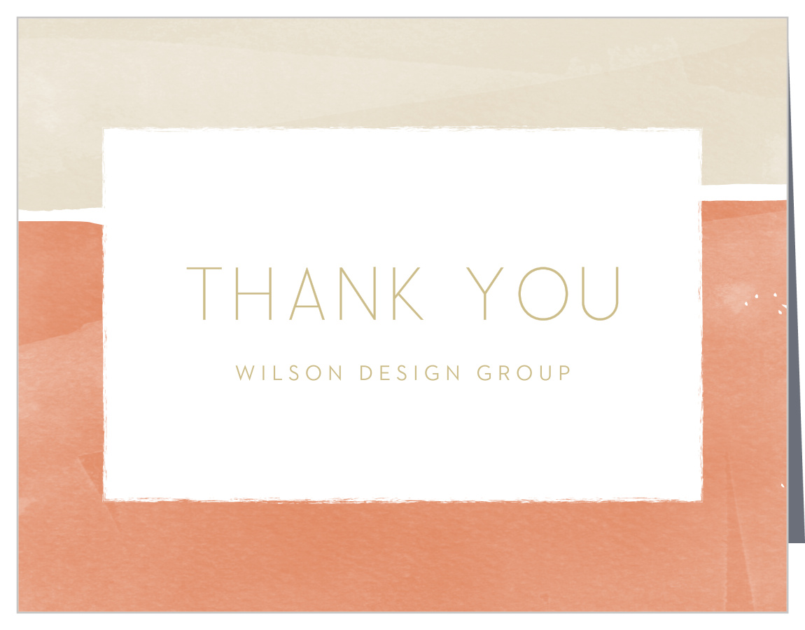 Painted Celebration Thank You Cards