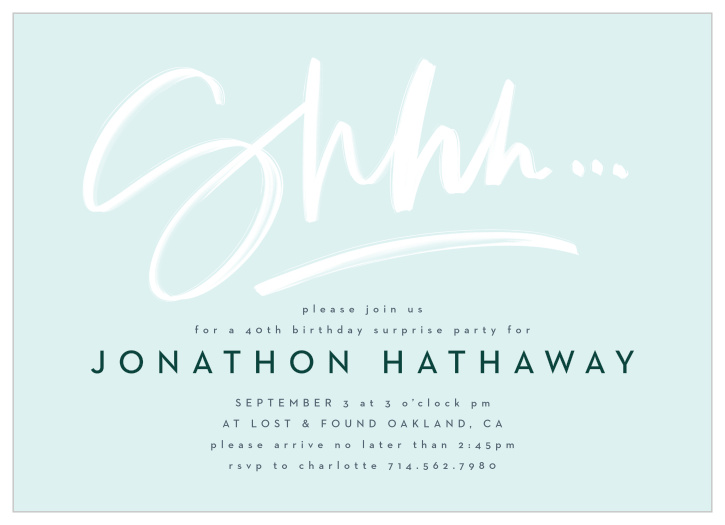 Our Bold Surprise Milestone Birthday Invitations are the perfect way to surprise a loved one with a party in their honor!