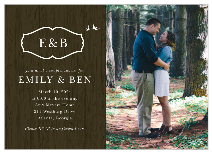 The Titanic Bridal Shower invite is perfect for that timeless love to start.