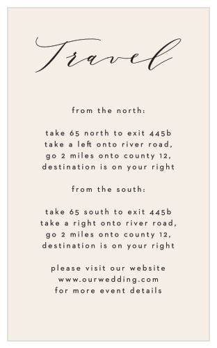 Family and friends will have no issue finding their way to your wedding venue with the help of our Cutest Couple Direction Cards.