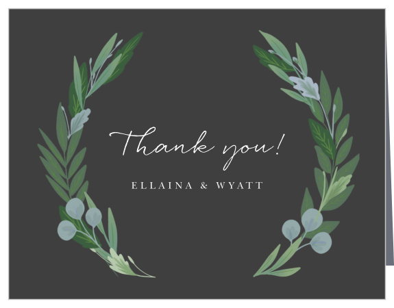 Choose our Bloom Abound Wedding Thank You Cards to tell your guests how much you appreciate their support on your big day.