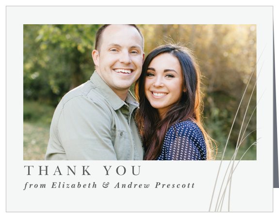 Choose our Sweet Carolina Wedding Thank You Cards to tell your guests how much you appreciate their support on your big day.
