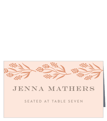 Our Gilded Hyacinth Place Cards ensure that your close friends and family will have no issue finding their seats.